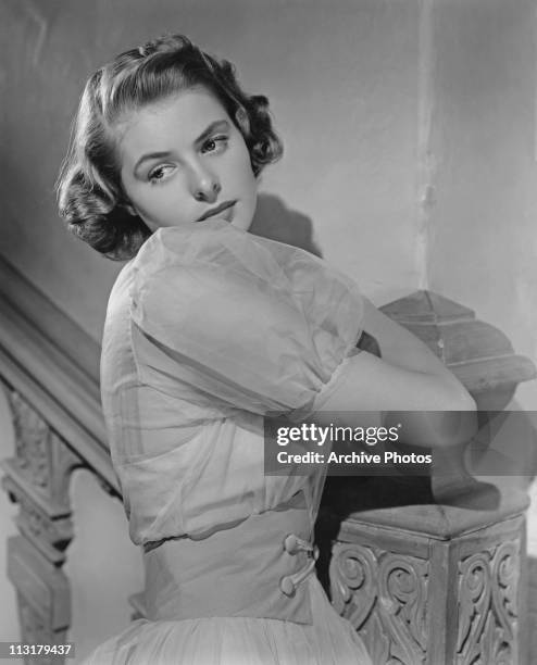 Publicity still of Swedish actress Ingrid Bergman who is to appear in the film 'Rage in Heaven' in 1941.