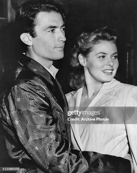 Gregory Peck And Ingrid Bergman On Set Gregory Peck And Ingrid Bergman On Set