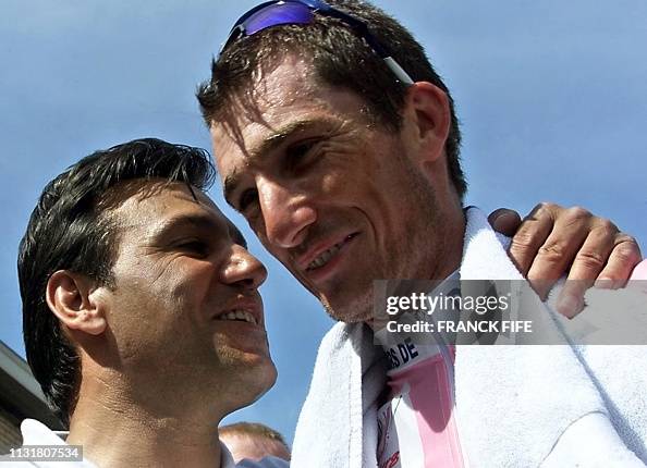 Didier Rous Le francais Didier Rous est félicité le 13 mai 2001 à St-Pol-Sur-Mer ...