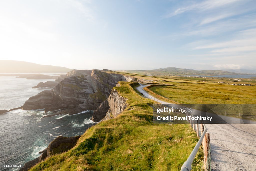The famous Kerry Cliffs near Portmagee, Ring of Kerry, Ireland