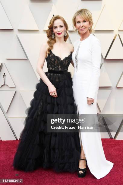 Jaime Ray Newman and Trudie Styler attend the 91st Annual Academy Awards at Hollywood and Highland on February 24, 2019 in Hollywood, California.