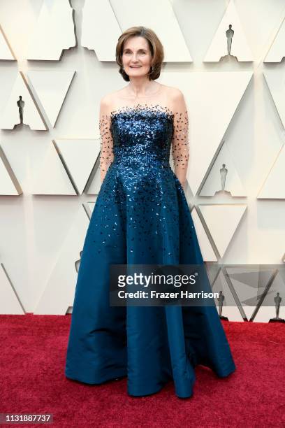 Writer Deborah Davis attends the 91st Annual Academy Awards at Hollywood and Highland on February 24, 2019 in Hollywood, California.