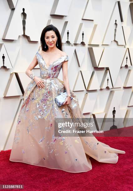 Michelle Yeoh attends the 91st Annual Academy Awards at Hollywood and Highland on February 24, 2019 in Hollywood, California.