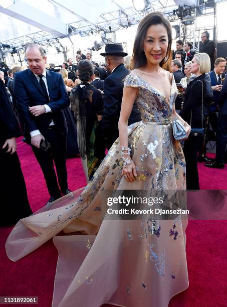 Michelle Yeoh attends the 91st Annual Academy Awards at Hollywood and Highland on February 24, 2019 in Hollywood, California.