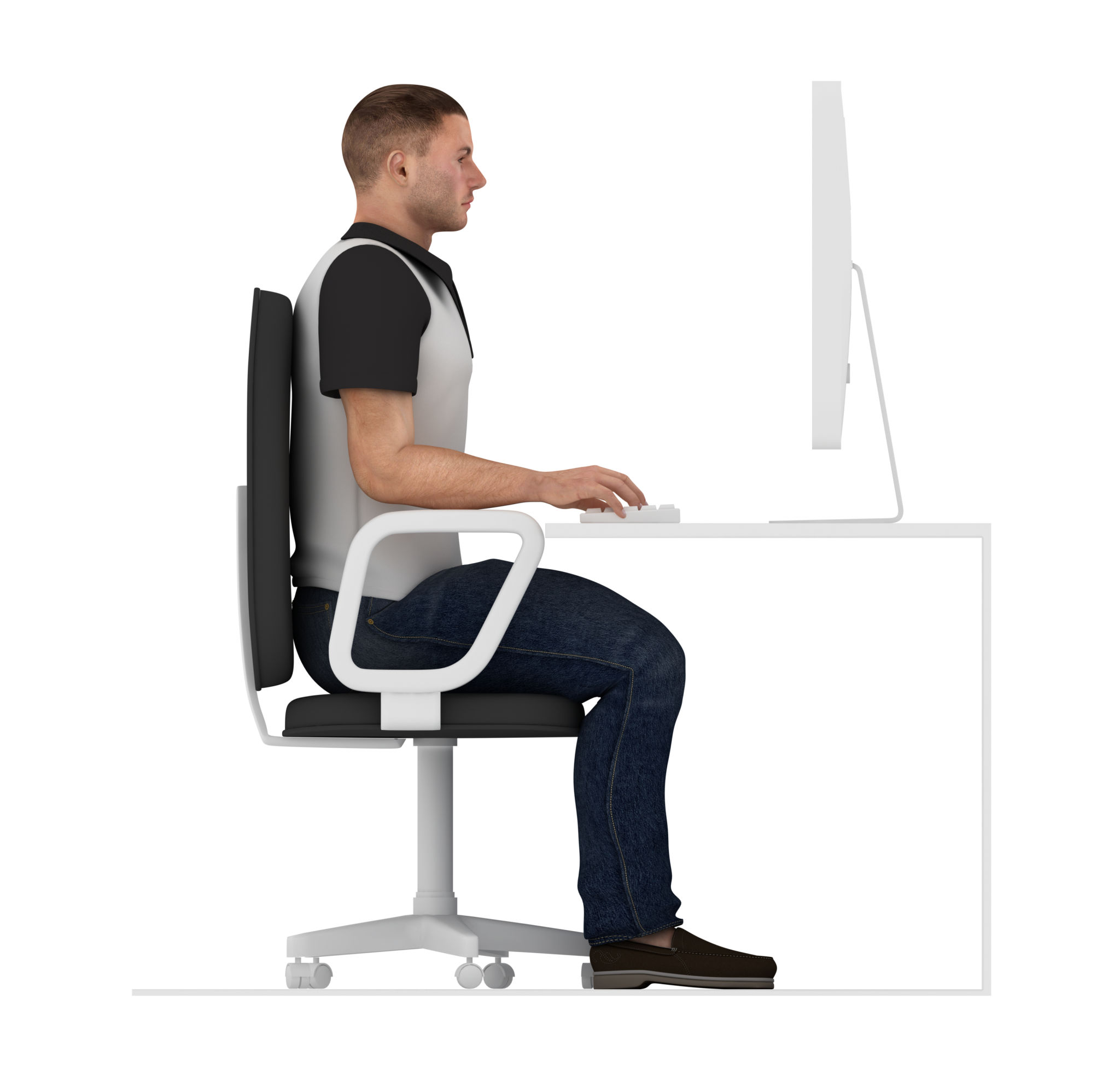 ergonomic workspace