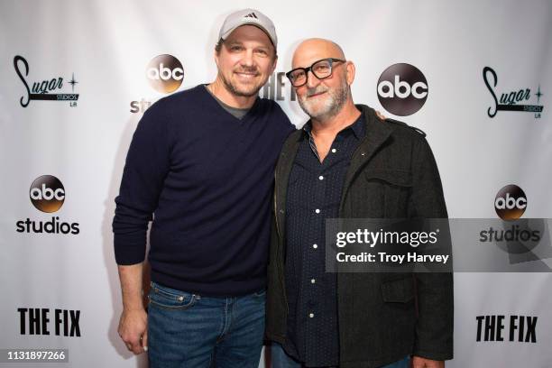 Premiere party for Walt Disney Television via Getty Images's "The Fix". MARC BLUCAS, MICHAEL KATLEMAN