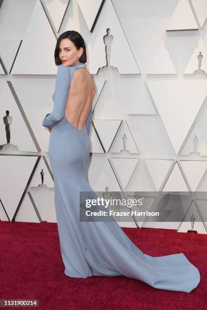 Charlize Theron attends the 91st Annual Academy Awards at Hollywood and Highland on February 24, 2019 in Hollywood, California.