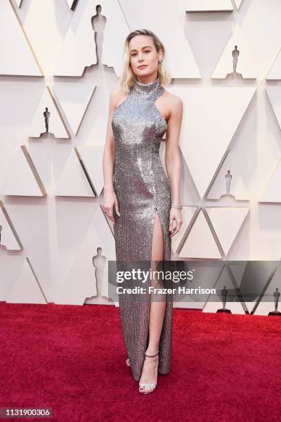 Brie Larson attends the 91st Annual Academy Awards at Hollywood and Highland on February 24, 2019 in Hollywood, California.
