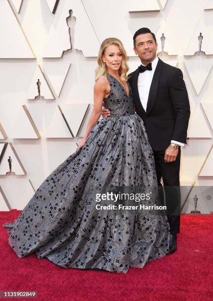 Kelly Ripa and Mark Consuelos attend the 91st Annual Academy Awards at Hollywood and Highland on February 24, 2019 in Hollywood, California.