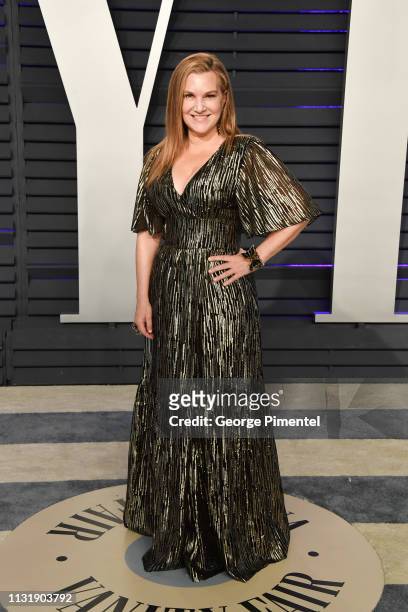 Vanity Fair Executive West Coast Editor Krista Smith attends the 2019 Vanity Fair Oscar Party hosted by Radhika Jones at Wallis Annenberg Center for...