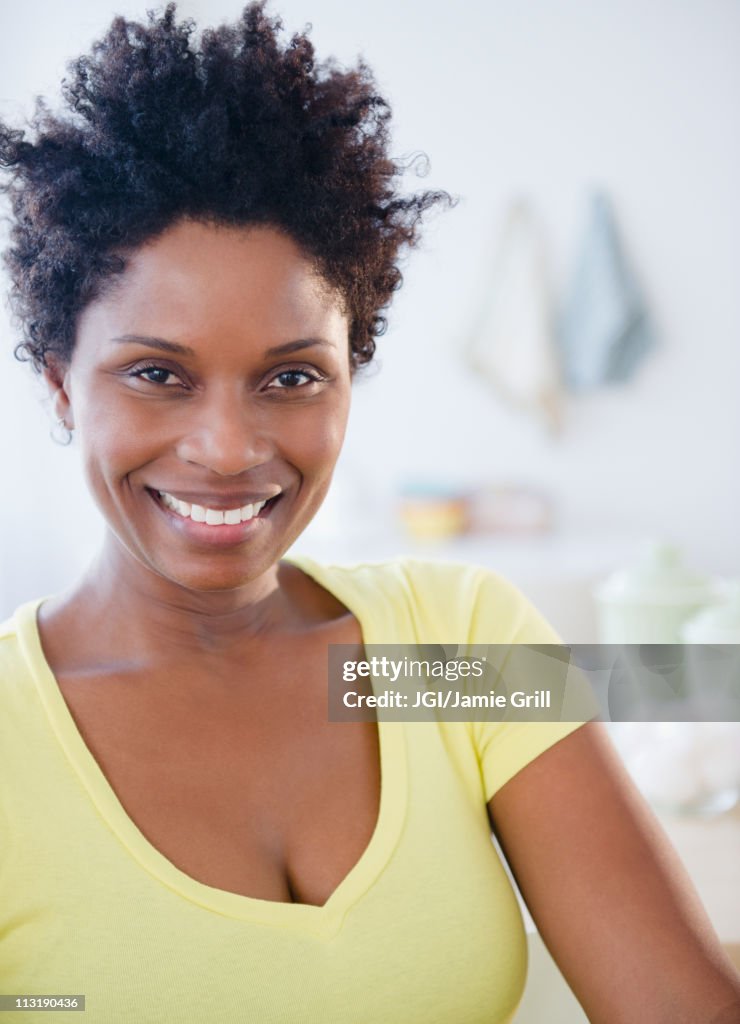 Smiling Black woman