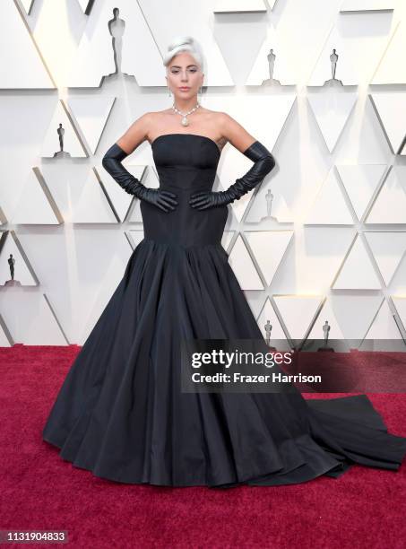 Lady Gaga attends the 91st Annual Academy Awards at Hollywood and Highland on February 24, 2019 in Hollywood, California.