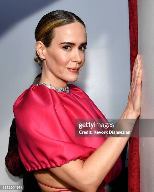 Sarah Paulson attends the 91st Annual Academy Awards at Hollywood and Highland on February 24, 2019 in Hollywood, California.