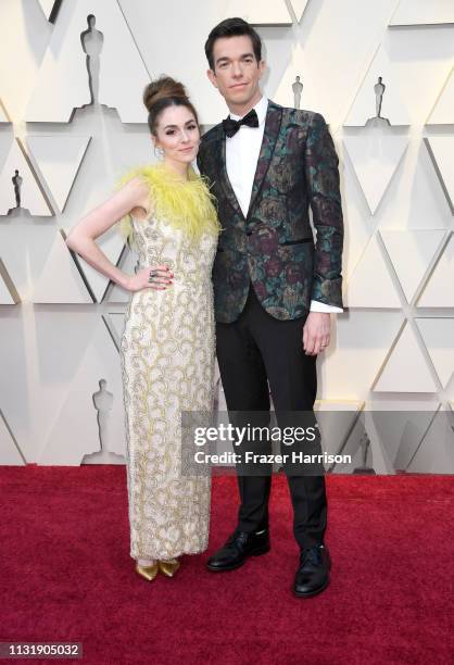 Annamarie Tendler and John Mulaney attend the 91st Annual Academy Awards at Hollywood and Highland on February 24, 2019 in Hollywood, California.