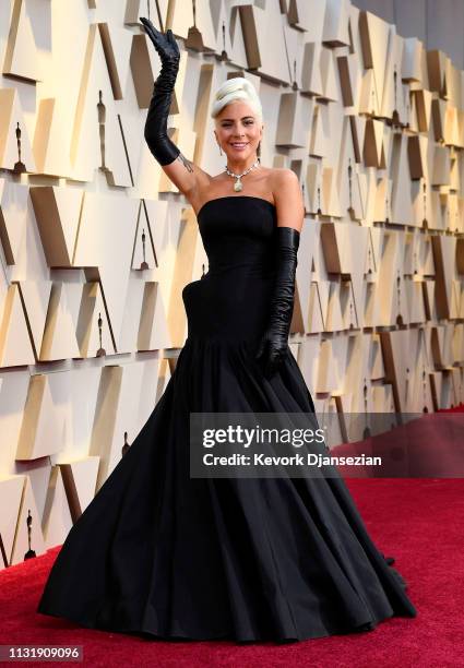 Lady Gaga attends the 91st Annual Academy Awards at Hollywood and Highland on February 24, 2019 in Hollywood, California.