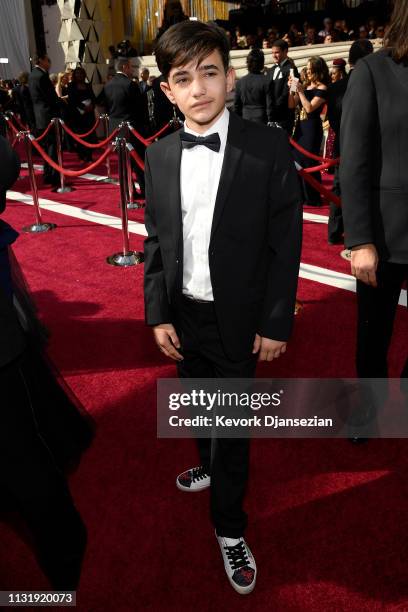 Zain Al Rafeea attends the 91st Annual Academy Awards at Hollywood and Highland on February 24, 2019 in Hollywood, California.