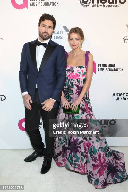 Brody Jenner and Kaitlynn Carter Jenner attend 27th Annual Elton John AIDS Foundation Academy Awards Viewing Party Celebrating EJAF And The 91st...