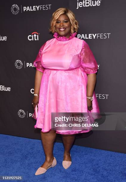 Comedian/actress Retta arrives for the PaleyFest presentation of NBC's "Parks and Recreation" 10th Anniversary Reunion at the Dolby theatre on March...