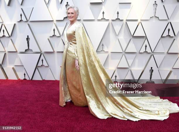 Glenn Close attends the 91st Annual Academy Awards at Hollywood and Highland on February 24, 2019 in Hollywood, California.