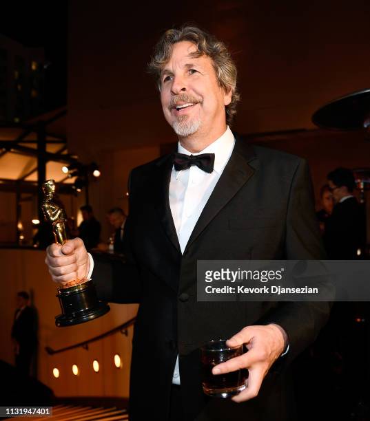 Peter Farrelly, winner of the Original Screenplay and Best Picture award for 'Green Book,' attends the 91st Annual Academy Awards Governors Ball at...