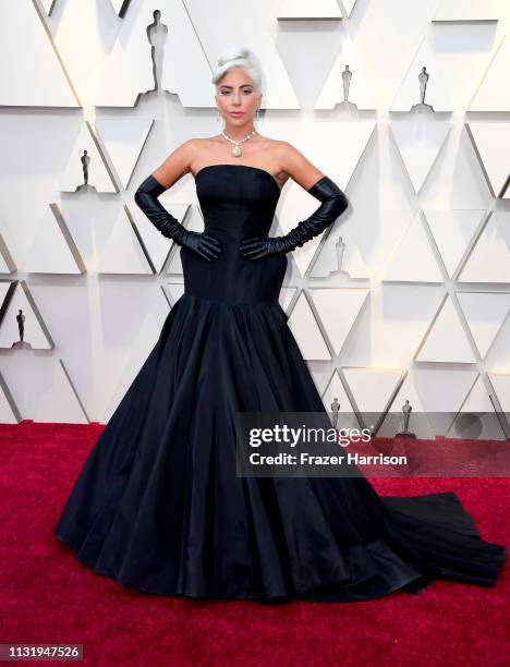 Lady Gaga attends the 91st Annual Academy Awards at Hollywood and Highland on February 24, 2019 in Hollywood, California.