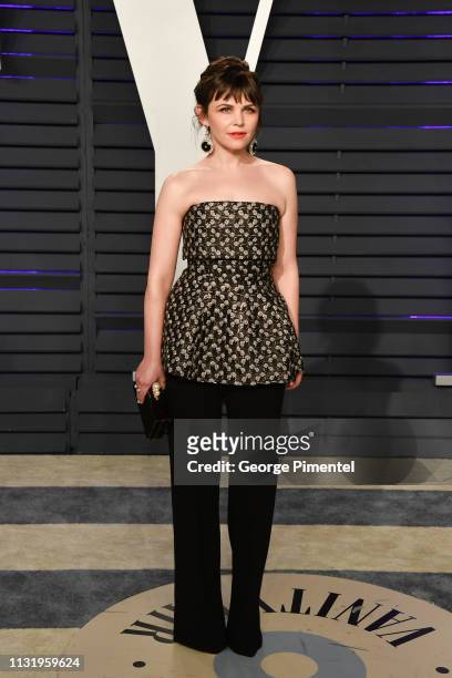 Ginnifer Goodwin attends the 2019 Vanity Fair Oscar Party hosted by Radhika Jones at Wallis Annenberg Center for the Performing Arts on February 24,...