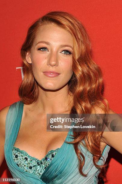 Actress Blake Lively attends the TIME 100 Gala, TIME'S 100 Most Influential People In The World at Frederick P. Rose Hall, Jazz at Lincoln Center on...