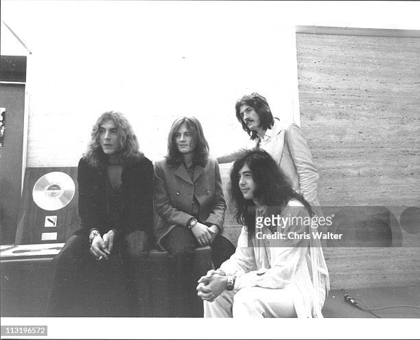 Robert Plant, John Paul Jones, Jimmy Page and John Bonham of Led Zeppelin
