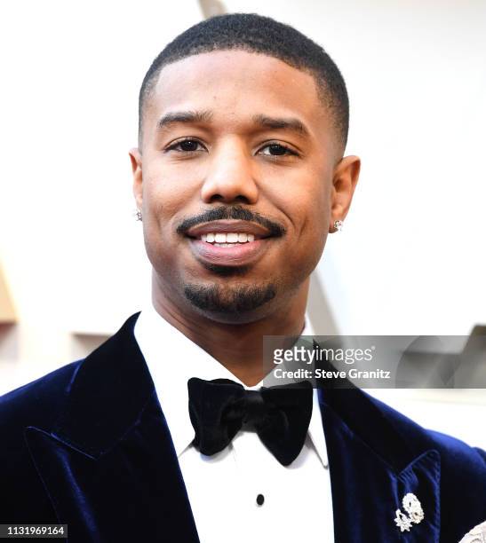 Michael B. Jordan arrives at the 91st Annual Academy Awards at Hollywood and Highland on February 24, 2019 in Hollywood, California.