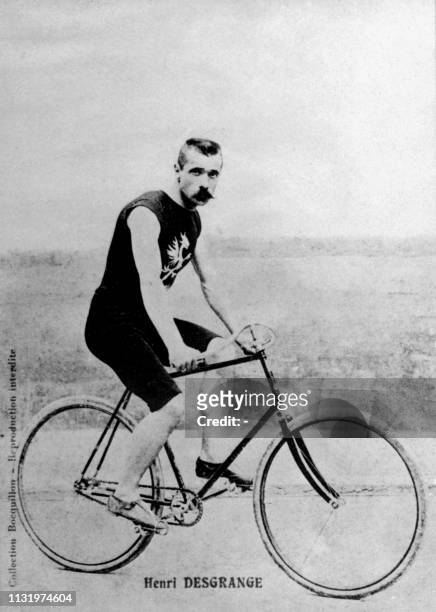 Undated photo of Henri Desgrange, cyclist, sports journalist and founder of the Tour de France in 1903.