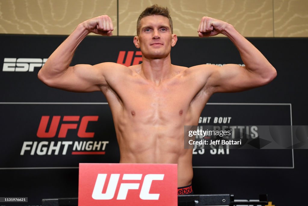 UFC Fight Night: Weigh-ins