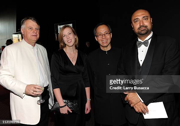 Michael Elliot, Jessica Winters,TIME News Director Howard Chua and TIME Deputy International Editor Bobby Ghosh attend the TIME 100 Gala, TIME'S 100...