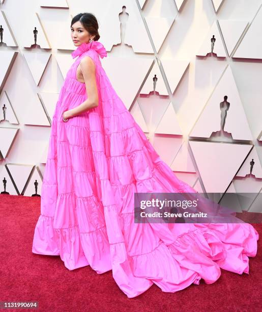 Gemma Chan arrives at the 91st Annual Academy Awards at Hollywood and Highland on February 24, 2019 in Hollywood, California.