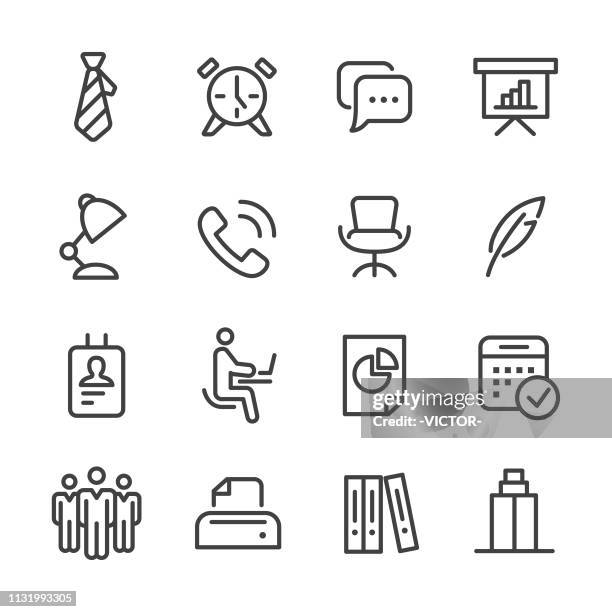 office icons-line series - kopiergerät stock-grafiken, -clipart, -cartoons und -symbole