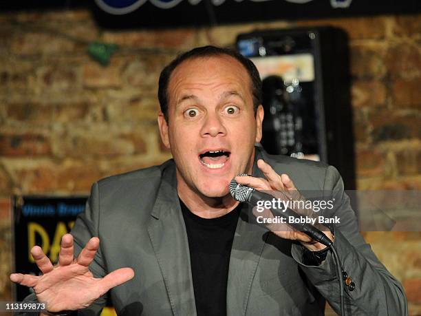 New Brunswick, New Jersey Tom Papa performs at The Stress Factory Comedy Club on April 26, 2011 in New Brunswick, New Jersey.