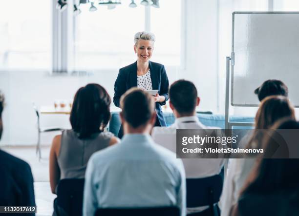 business seminar - demonstration stock pictures, royalty-free photos & images