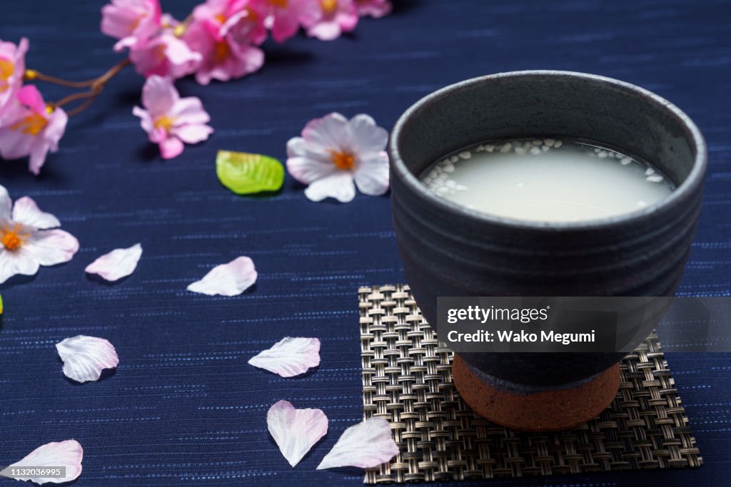 Non-alcoholic rice drink (Japanese 'Amazake')