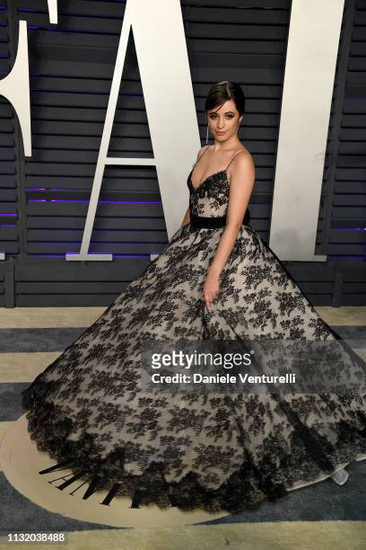 Camila Cabello attends 2019 Vanity Fair Oscar Party Hosted By Radhika Jones - Arrivals at Wallis Annenberg Center for the Performing Arts on February...