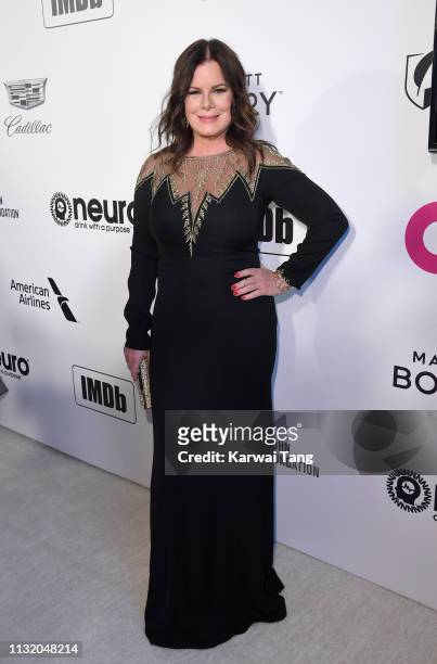 Marcia Gay Harden attends the 27th annual Elton John AIDS Foundation Academy Awards Viewing Party Celebrating EJAF And The 91st Academy Awards on...