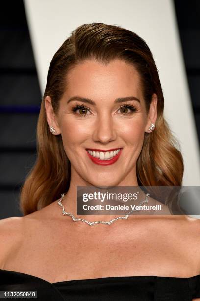 Carly Craig attends 2019 Vanity Fair Oscar Party Hosted By Radhika Jones - Arrivals at Wallis Annenberg Center for the Performing Arts on February...