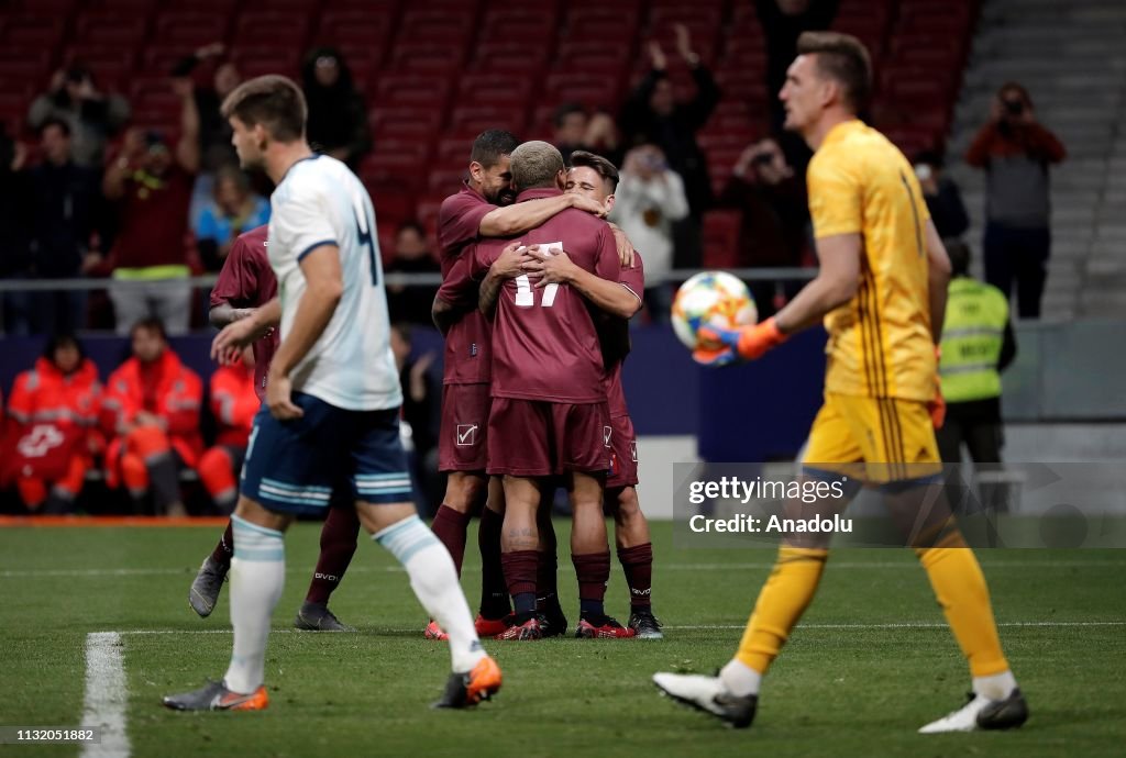 Argentina vs Venezuela : Friendly match