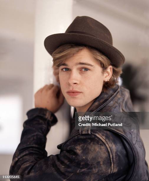 American actor Brad Pitt, London, 1988.