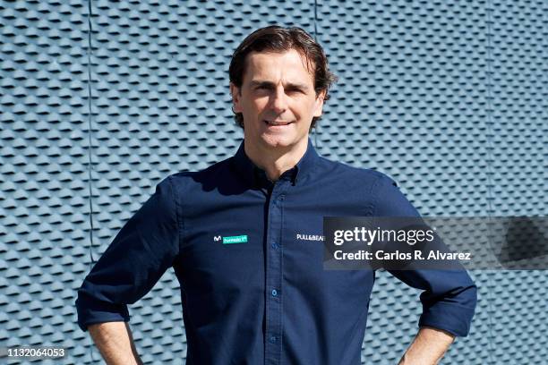 Pedro de la Rosa attends the Movistar F1 new season presentation at El Jarama Circuit on February 25, 2019 in San Sebastian de los Reyes, Spain.