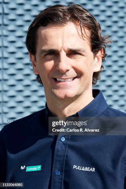 Pedro de la Rosa attends the Movistar F1 new season presentation at El Jarama Circuit on February 25, 2019 in San Sebastian de los Reyes, Spain.