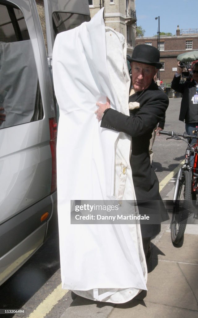 Michael Middleton Arrives at Goring Hotel