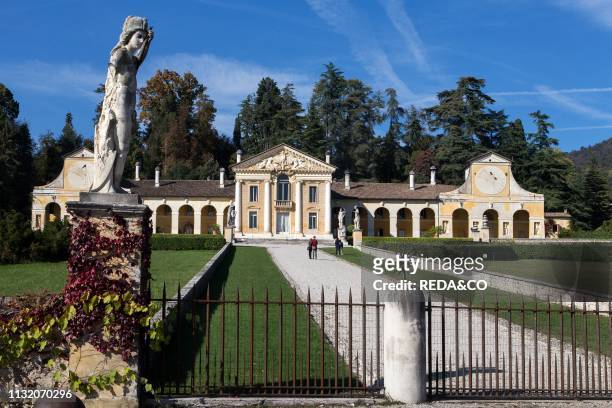 Villa Barbaro Basadonna Manin Giacomelli Volpi. Maser. Treviso. Italy. Europe.