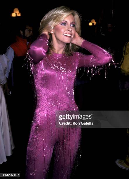 Singer Olivia Newton-John tapes her ABC Television Special "Olivia Newton-John: Hollywood Nights" on March 19, 1980 at ABC Entertainment Center in...