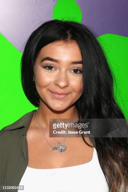 Danielle Cohn attends the 2019 Nickelodeon Kids' Choice Awards Slime Soiree on March 22, 2019 in Venice, California.