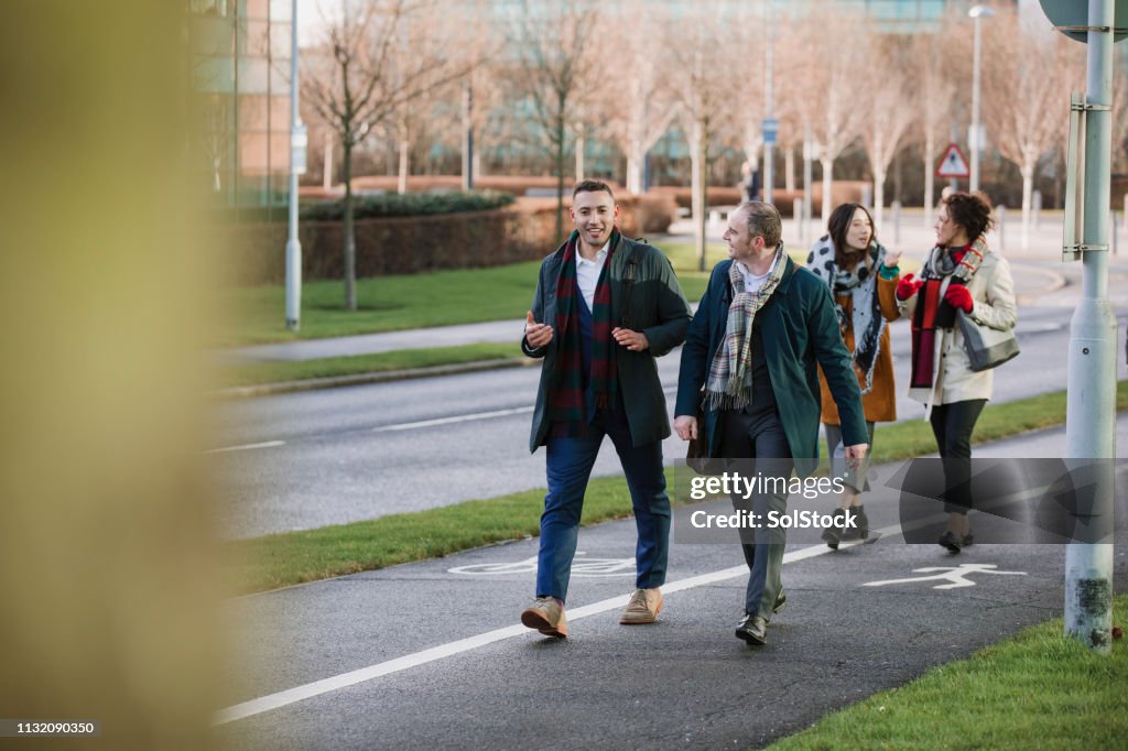 Businesspeople Commuting
