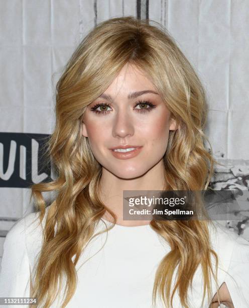 Actress Katherine McNamara attends the Build Series to discuss "Shadowhunters" at Build Studio on February 25, 2019 in New York City.